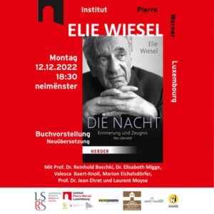 Buchvorstellung Elie Wiesel, Die Nacht (1958), Freiburg i. B., Herder, 2022.